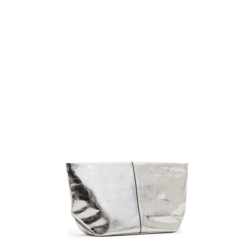 AllSaints Hex Snake Effect Leather Pouch